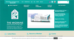 Desktop Screenshot of migraine.ie